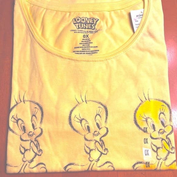 TWEETY BIRD Yellow 0X Tee - Picture 3 of 3